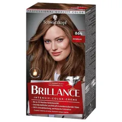 Thuốc Nhuộm Tóc Schwarzkopf Brillance Số 864 - Màu Nâu Tây Cao Cấp, Dễ Sử Dụng Tại Nhà, Giải Pháp An Toàn Cho Tóc