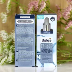 Huyết thanh siêu cấp ẩm Balea chứa 5 loại HA cao cấp : Balea Beauty Effect 5 Fach Hyaluron Serum