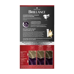 Thuốc Nhuộm Tóc Brillance Schwarzkopf Số 888 - Màu Tím Tối, Dễ Dàng Sử Dụng Tại Nhà, Màu Đậm Chất Cá Tính, Bền Màu