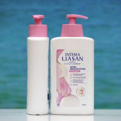 Dung dịch vệ sinh phụ nữ cao cấp Intima Liasan SAGROTAN - Chiết xuất tự nhiên, dưỡng ẩm và bảo vệ vùng nhạy cảm, chai 500ml sang trọng