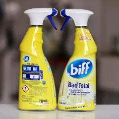 Nước Xịt Tẩy Vệ Sinh Nhà Tắm Biff Bad Total 750ml - Hương Chanh Tươi Mát, Đánh Bay Cặn Bẩn và Kháng Khuẩn
