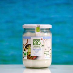 Dầu Dừa Hữu Cơ EnerBio 400g - Nguyên Chất Ép Lạnh, Dưỡng Da, Nấu Ăn Sống Khỏe, Chứng Nhận Hữu Cơ Châu Âu