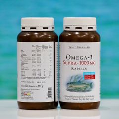 VIÊN UỐNG DẦU CÁ OMEGA-3 SUPRA 1000MG – BỔ SUNG DƯỠNG CHẤT THIẾT YẾU TỪ DẦU CÁ TỰ NHIÊN