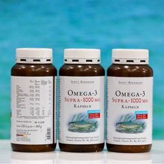 VIÊN UỐNG DẦU CÁ OMEGA-3 SUPRA 1000MG – BỔ SUNG DƯỠNG CHẤT THIẾT YẾU TỪ DẦU CÁ TỰ NHIÊN
