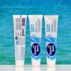 Kem Đánh Răng Dontodent Clear Fresh 125ml - Hương Bạc Hà Tươi Mát, Kháng Khuẩn, Chăm Sóc Răng Miệng Sạch Sẽ, Thuần Chay