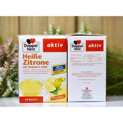 Hàng Đức đủ Bill Bột Trà chanh bổ sung Vitamin C và Kẽm Heibe Zitrone