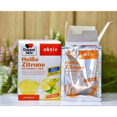 Hàng Đức đủ Bill Bột Trà chanh bổ sung Vitamin C và Kẽm Heibe Zitrone