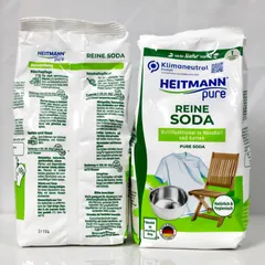 Bột Soda Heitmann Tẩy Rửa Đa Năng - Sản Phẩm Nhập Khẩu Đức, Lau Chùi Dụng Cụ Bếp Hiệu Quả, 500g