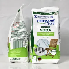 Bột Soda Heitmann Tẩy Rửa Đa Năng - Sản Phẩm Nhập Khẩu Đức, Lau Chùi Dụng Cụ Bếp Hiệu Quả, 500g