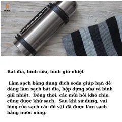 Bột Soda Heitmann Tẩy Rửa Đa Năng - Sản Phẩm Nhập Khẩu Đức, Lau Chùi Dụng Cụ Bếp Hiệu Quả, 500g