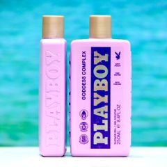 Sữa tắm Playboy GODDESS COMPLEX 250ml - 3in1 Unisex Tắm, Rửa Mặt, Gội Đầu, Mùi Đào và Hạt Tiêu Hồng Thơm Ngát
