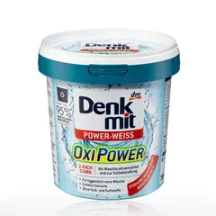 Bột Tẩy Trắng Quần Áo Denkmit Oxi Power 750gr - Giải Pháp Làm Sạch Vết Ố Vàng, Bẩn Cứng Đầu Nhập Khẩu Đức