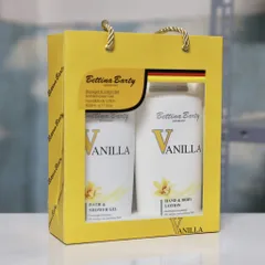Set sữa tắm + dưỡng thể Bettina vanilla Đức
