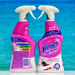 Nước Xịt Tẩy Vết Bẩn Vanish Oxi Action 3in1 – Giải Pháp Tẩy Sạch, Khử Mùi Hiệu Quả Cho Vải, Sofa, Thảm, Rèm Cửa 750ml