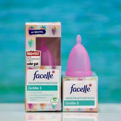 Cốc Nguyệt San Facelle Size S - An Toàn, Tiện Lợi, Bảo Vệ Môi Trường, Silicone Y Tế, Thiết Kế Nhỏ Gọn Dễ Dàng Sử Dụng