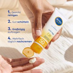 Kem chống nắng Nivea chống lão hóa da mặt SPF 50, 50ml