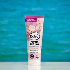Balea Creme Peeling 75ml - Tẩy Tế Bào Chết Dịu Nhẹ Cho Da Khô & Nhạy Cảm - Sản Phẩm Thuần Chay Từ Dầu Hạnh Nhân