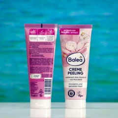 Balea Creme Peeling 75ml - Tẩy Tế Bào Chết Dịu Nhẹ Cho Da Khô & Nhạy Cảm - Sản Phẩm Thuần Chay Từ Dầu Hạnh Nhân