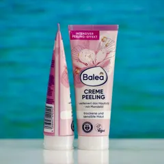 Balea Creme Peeling 75ml - Tẩy Tế Bào Chết Dịu Nhẹ Cho Da Khô & Nhạy Cảm - Sản Phẩm Thuần Chay Từ Dầu Hạnh Nhân