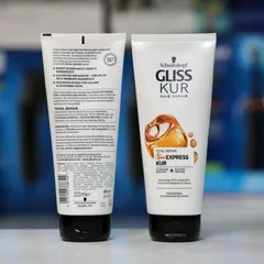Ủ tóc Gliss Kur - màu trắng total repair -Phục hồi tóc hư tổn - Ủ nhanh 1 phút