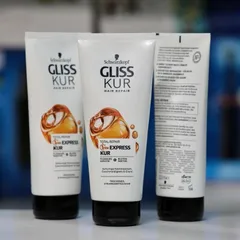 Ủ tóc Gliss Kur - màu trắng total repair -Phục hồi tóc hư tổn - Ủ nhanh 1 phút