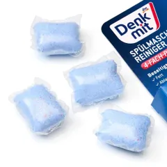 Viên rửa máy rửa chén Denkmit 4 viên - Làm sạch và khử mùi hiệu quả cho máy rửa chén, bảo vệ và kéo dài tuổi thọ thiết bị