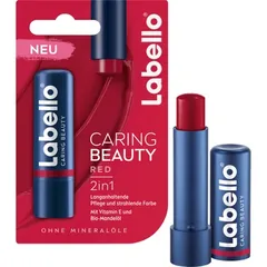 Spon dưỡng môi Labello Lippenpflege Caring Beauty Red, 4,8 g