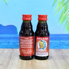 Nước ép Rotbäckchen tự nhiên bổ sung kẽm & vitamin C - Chai thủy tinh 125ml xuất xứ Đức, dành cho người lớn & trẻ em từ 4 tuổi.