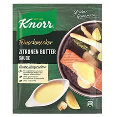 Sốt Bơ Chanh Knorr của Đức - Gia Vị Hải Sản Tạo Mùi Thơm Ngon Dễ Dàng Chế Biến - Gói 52gr Cho Món Ngon Ngày Lạnh