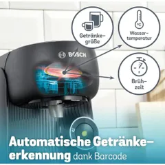 Máy Pha Cà Phê Viên Nén Bosch Tassimo Finesse TAS162E - Thiết Kế Hiện Đại, Chức Năng IntensityBoost, Nhập Khẩu Đức