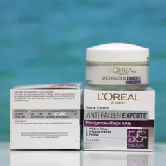 Kem Dưỡng Da L'Oréal Paris Chống Lão Hóa Experte 55+ - Dưỡng Ẩm Căng Mịn, Cho Da Mềm Mại, Phù Hợp Phụ Nữ Trên 55 Tuổi