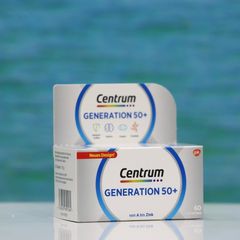 Vitamin tổng hợp cho người trên 50 tuổi Centrum Generation 50+ Hộp 60 viên [Hàng Đức]