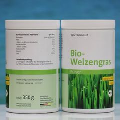 Bột Cỏ Lúa Mì Hữu Cơ BIO Weizengras 400g - Hỗ Trợ Làm Đẹp Từ Thiên Nhiên, Xuất Xứ Đức
