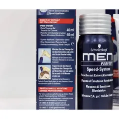 Thuốc Nhuộm Tóc Nam Schwarzkopf Màu Nâu Đen Số 80 - Tự Nhuộm Tại Nhà, Không Amoniac, Không Silicon