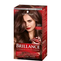 Thuốc nhuộm tóc Số 851: Màu nâu socola - Brillance của hãng Schwarzkopf