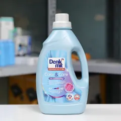 Chai Nước GIẶT - XẢ ( 2 in 1) Denkmit của Đức - Dành cho quần áo màu, chai 1.5 lít