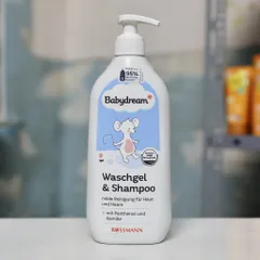 Sữa tắm gội 2in1 cho trẻ sơ sinh Babydream, 500ml