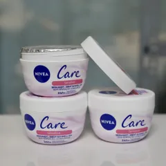 Kem dưỡng ẩm Nivea Care Sensitive chống da khô nứt nẻ cho da nhạy cảm, 200ml