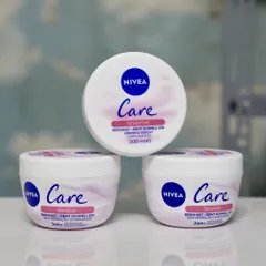 Kem dưỡng ẩm Nivea Care Sensitive chống da khô nứt nẻ cho da nhạy cảm, 200ml