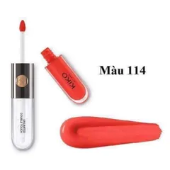 Son Kiko 114 Orange Red - đỏ cam quyến rũ- Son 2 đầu