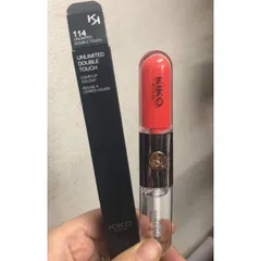 Son Kiko 114 Orange Red - đỏ cam quyến rũ- Son 2 đầu