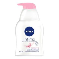 Dung dịch vệ sinh phụ nữ Nivea Intimo nắp hồng 250ml - Giữ gìn vùng nhạy cảm, mềm mại và an toàn với Aloe Vera và Axit Lactic