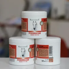 Cao Thảo Dược Làm Nóng Krauterhof Pferdebalsam 500ml - Giảm Đau Cơ Bắp, Tăng Cường Tuần Hoàn Máu, Hàng Đức Chính Hãng