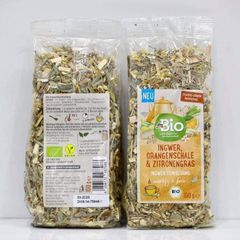 Trà gừng vỏ cam chanh Bio gói 100gr