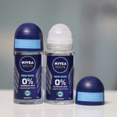 Lăn nách khử mùi Nivea Men 50ml - Ngăn tiết mồ hôi, hương thơm nam tính, khô thoáng 48 giờ, sản phẩm chăm sóc cá nhân hàng đầu từ Đức