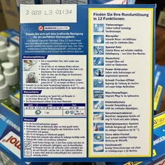 Viên Rửa Bát Domol - 40 Viên, Thương Hiệu Đức, 12 Công Dụng cho Máy Rửa Bát, Làm Sạch, Bảo Vệ Đồ Dùng Nhà Bếp