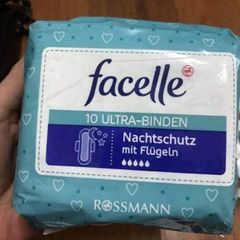Băng vệ sinh ban đêm siêu mỏng - cánh facelle