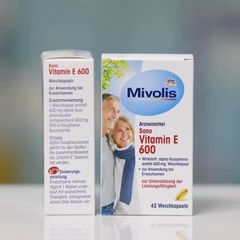 Viên Uống Mivolis Vitamin E 600 – Hỗ Trợ Bổ Sung Vitamin E