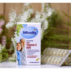 Viên Uống Mivolis Vitamin E 600 – Hỗ Trợ Bổ Sung Vitamin E