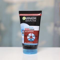 Sữa Rửa Mặt Garnier Hautklar 3 in 1 Giảm Mụn Đầu Đen - Chăm Sóc Da Mặt Sạch Sâu 150ml